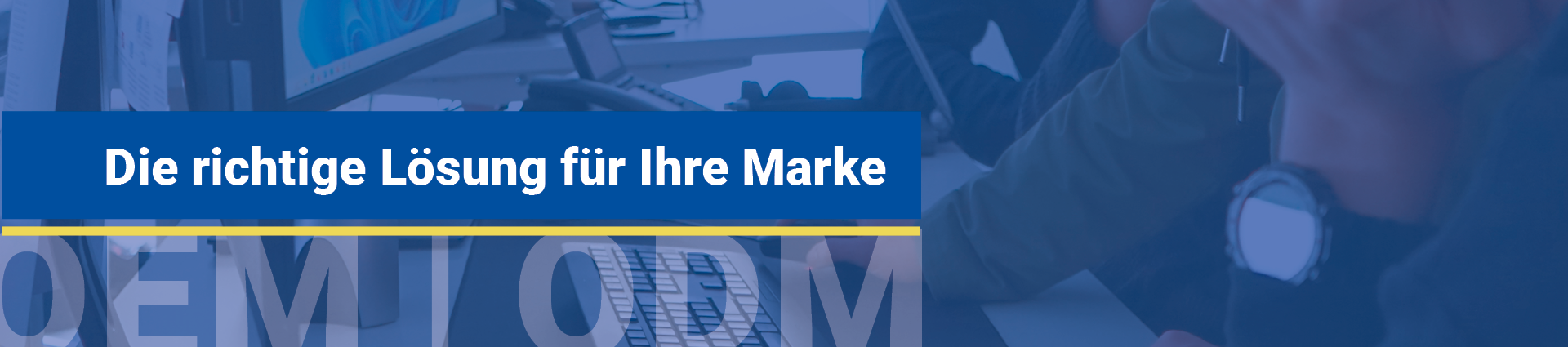 Original Design und Equipment Manufacturer Banner - KTI Distribution GmbH