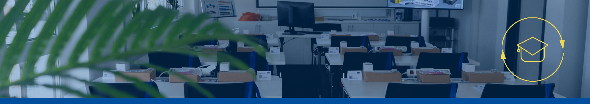 Vorbereiteter Schulungsraum - KTI Distribution GmbH