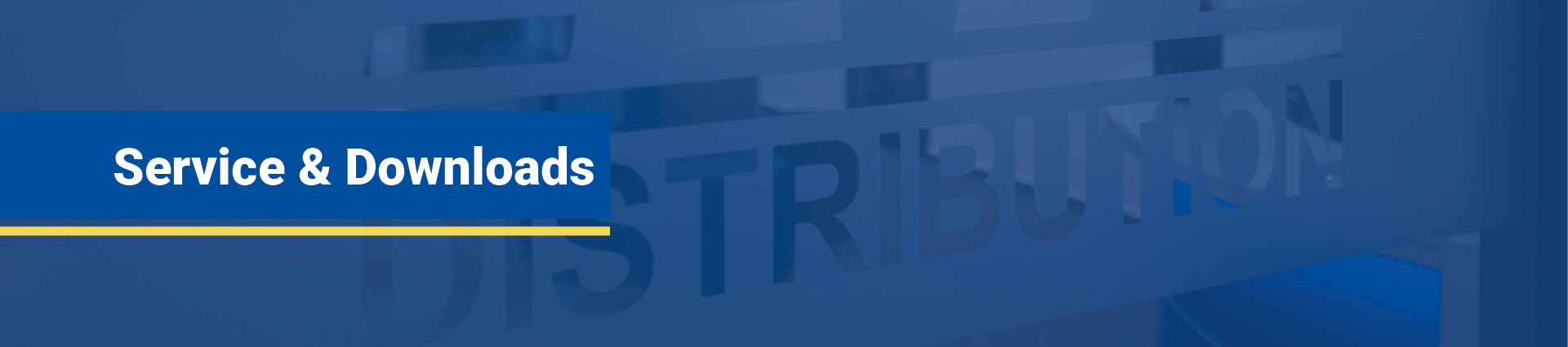 Services & Downloads Banner - KTI Distribution GmbH