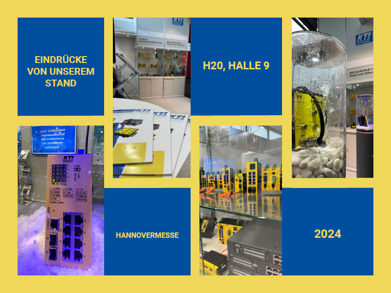Collage von Eindrücken der Hannover Messe 2024