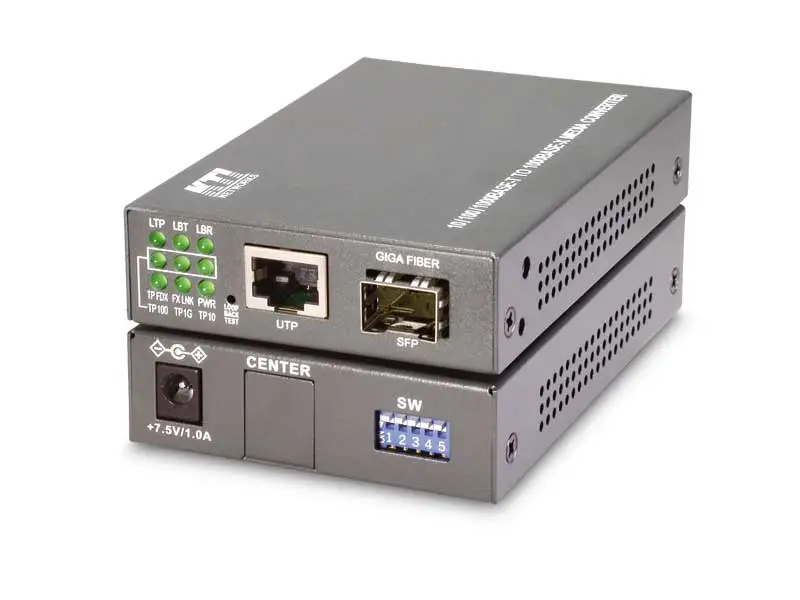 KGC-310M, Kupfer-Glasfaser-Konverter für Gigabit Ethernet