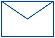 Grafik eines Briefumschlags - Newsletter Anmeldung