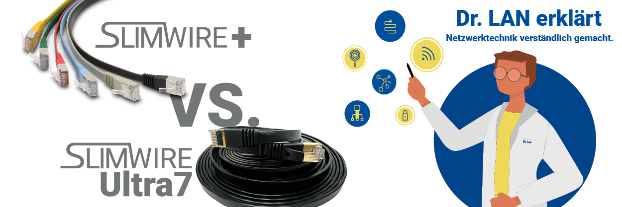 Dr. Lan erklärt SlimWire+ vs. SlimWire Ultra 7 Banner