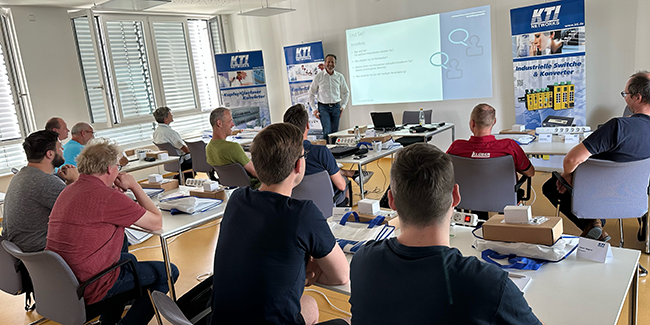 Participants in an externally organized CTI training course